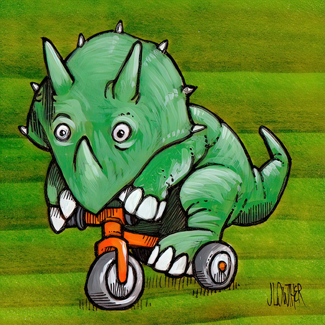 Tricycle Triceratops